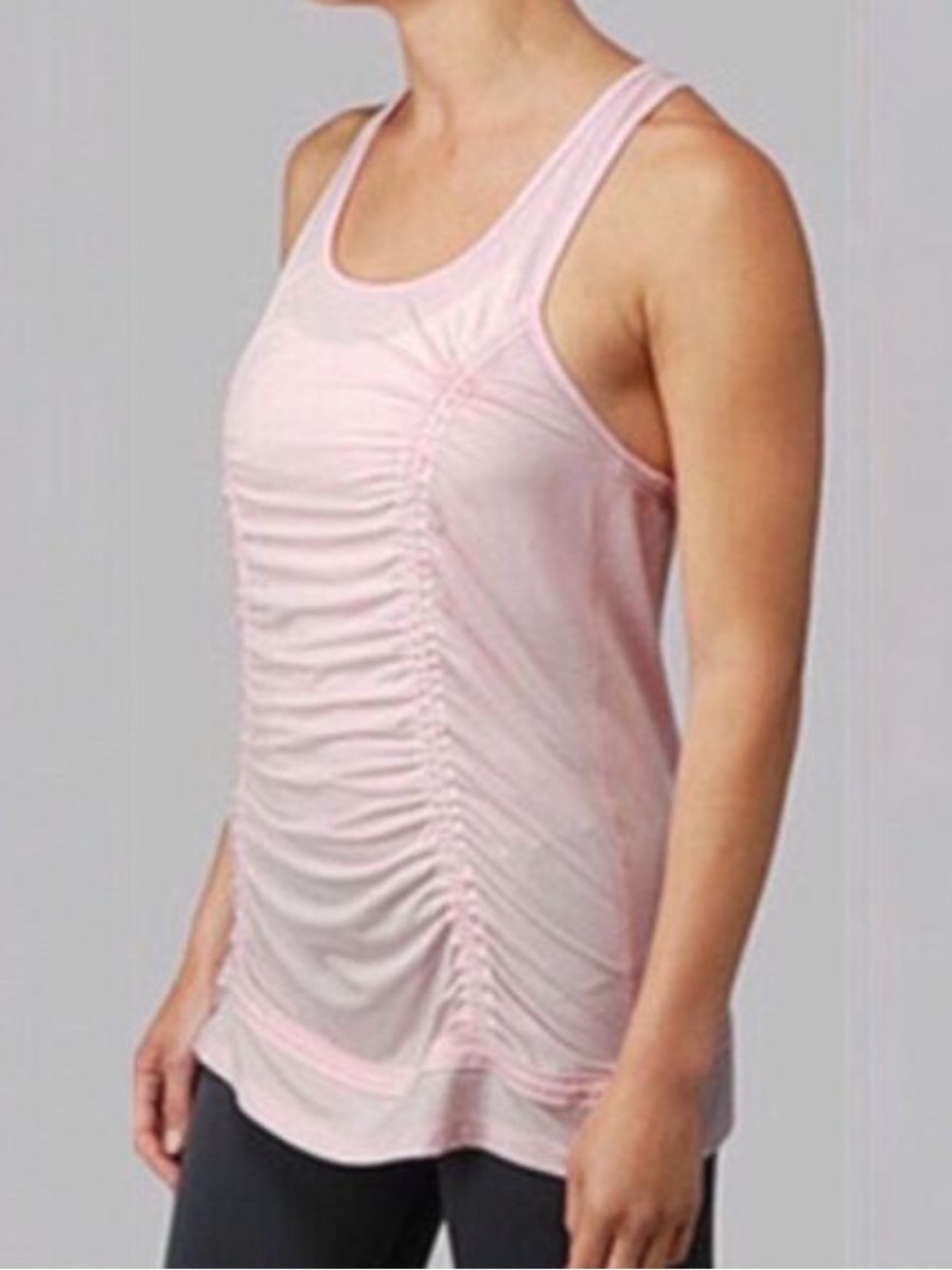 lululemon athletica Light Pink Ruched Tank Size 4